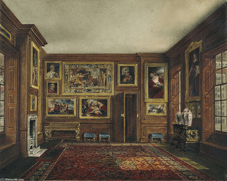 Kensington Palace, King's Closet — James Stephanoff