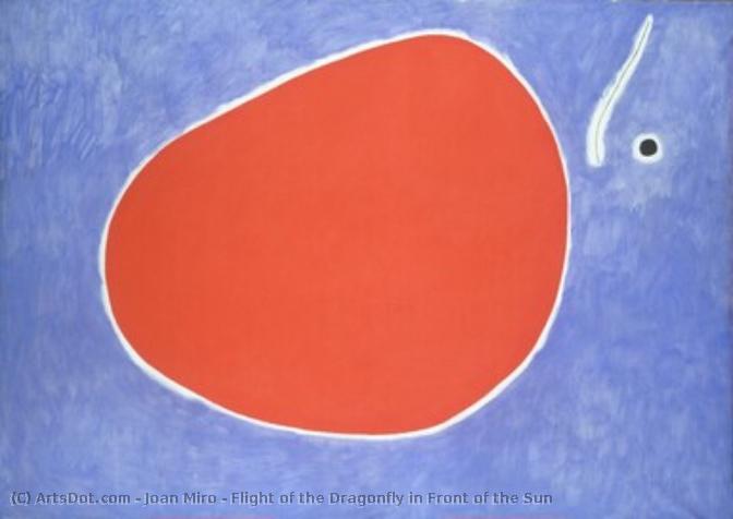 El Vuelo De La Libélula Frente Al Sol — Joan Miró