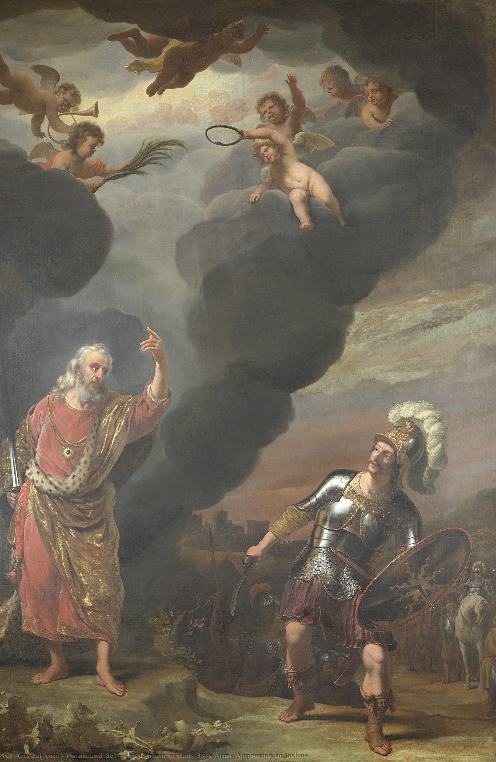 The Captain Of God's Army Appearing To Joshua — Ferdinand Bol