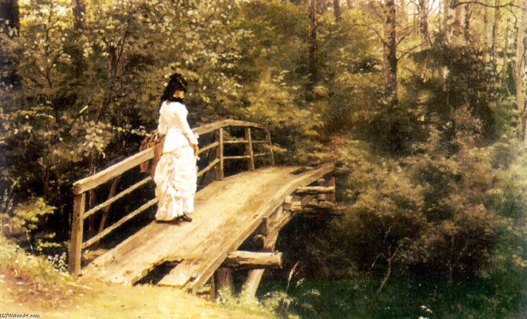 On A Bridge In Abramtsevo. — Ilya Yefimovich Repin