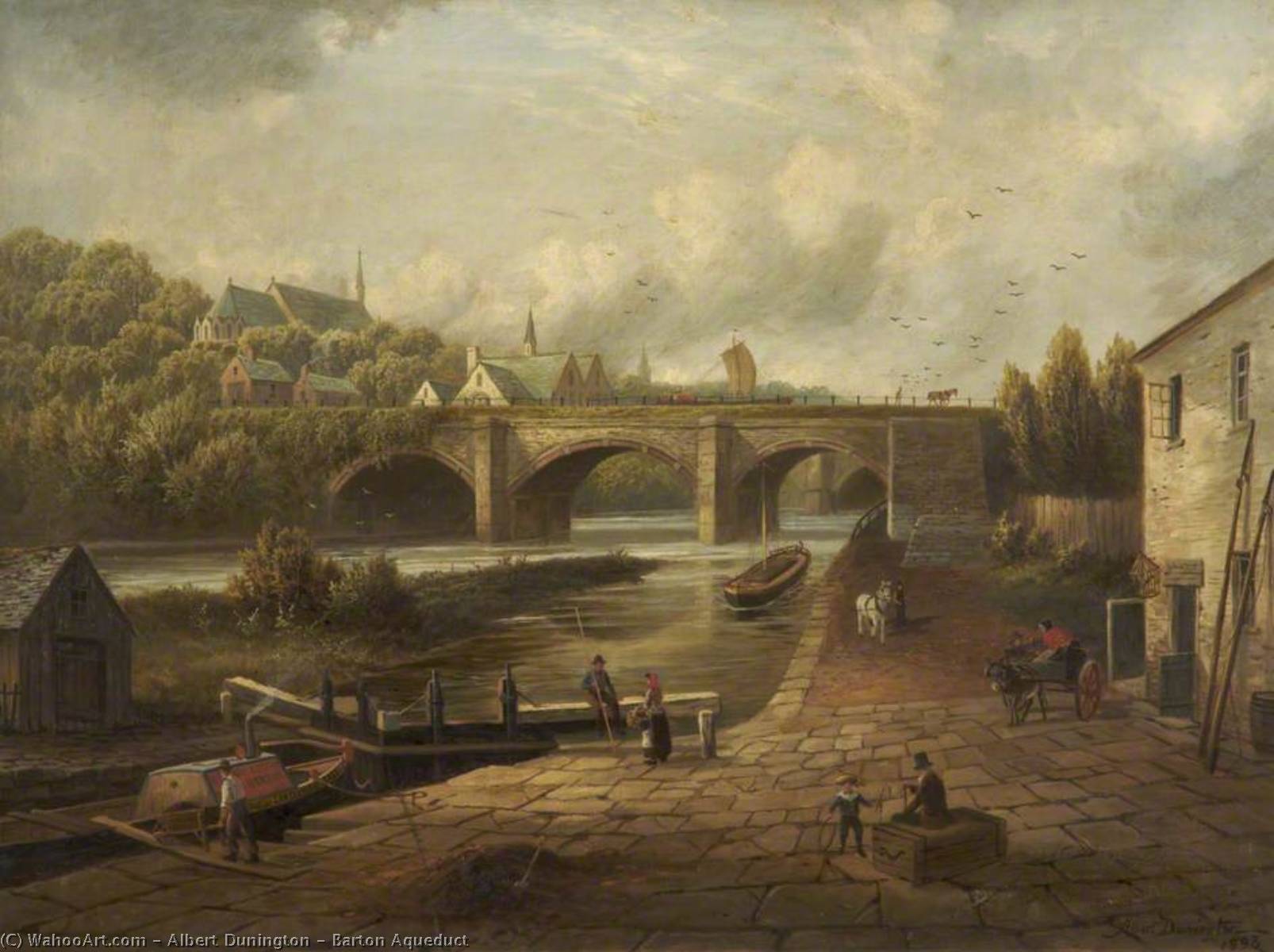 Barton Aqueduct — Albert Dunington