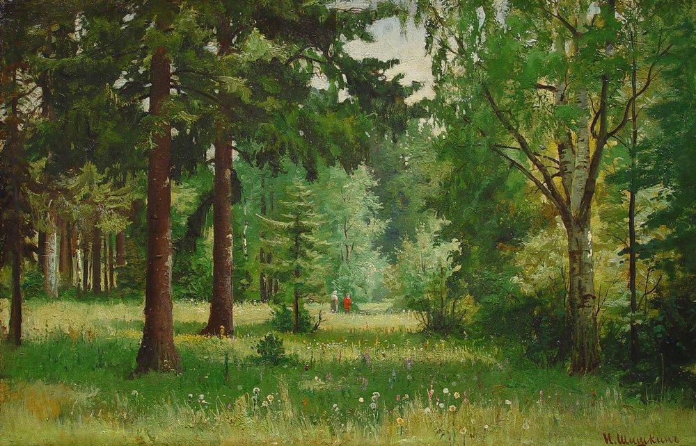 Children In The Forest — Ivan Ivanovich Shishkin