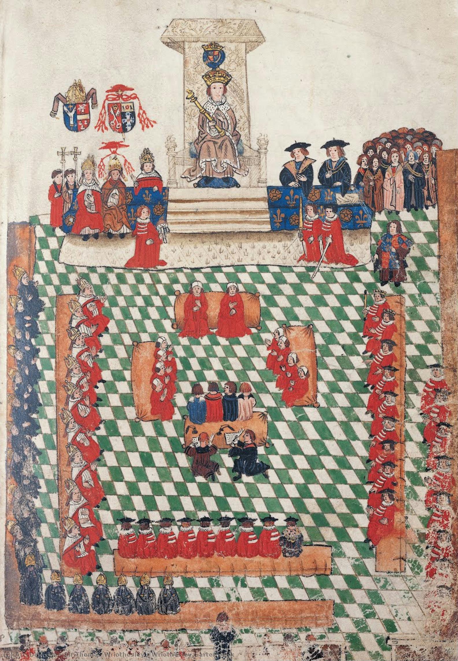Libro De La Orden De La Jarretera De Wriothesley — Sir Thomas Wriothesley