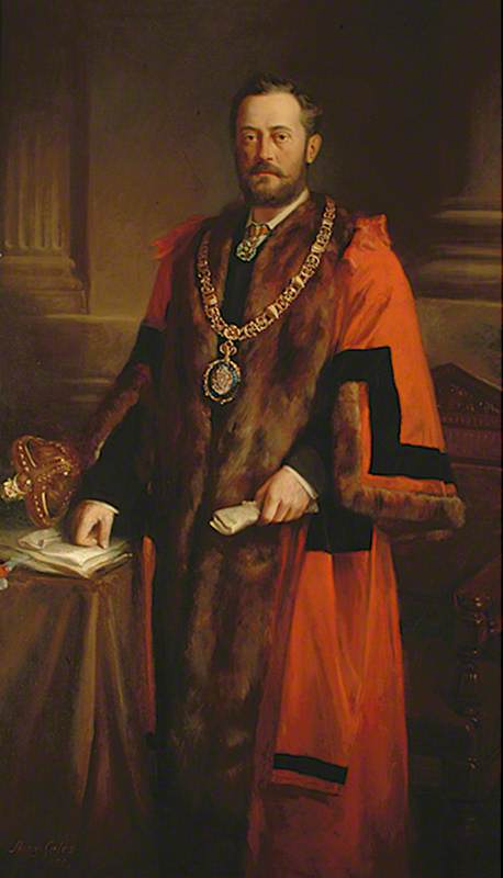 Reproduction Of A Portrait Of G. A. Wallis, First Mayor Of Eastbourne — Henry Gales