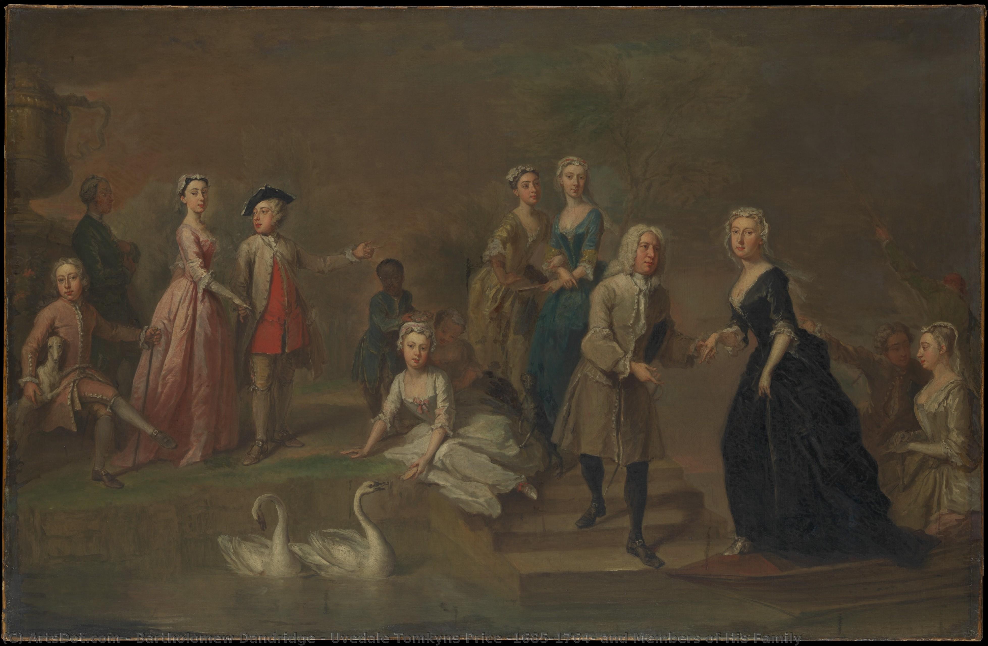 Uvedale Tomkyns Price (1685–1764) And Members Of His Family — Bartholomew Dandridge