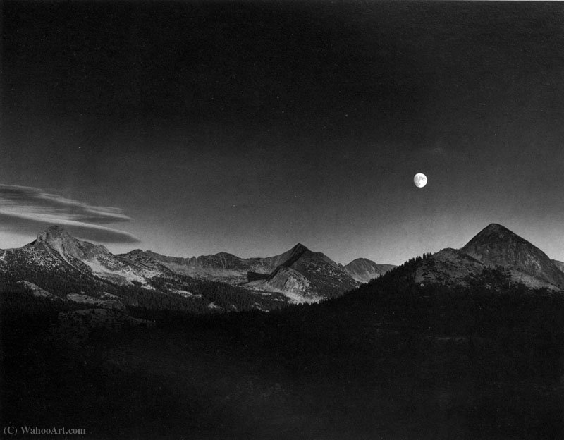 Autumn Moon — Ansel Adams