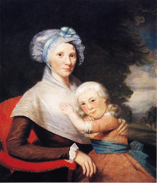 Martha Tennent Rogers (mrs. David Rogers) And Her Son, Probably Samuel Henry Rogers — Ральф Эрл