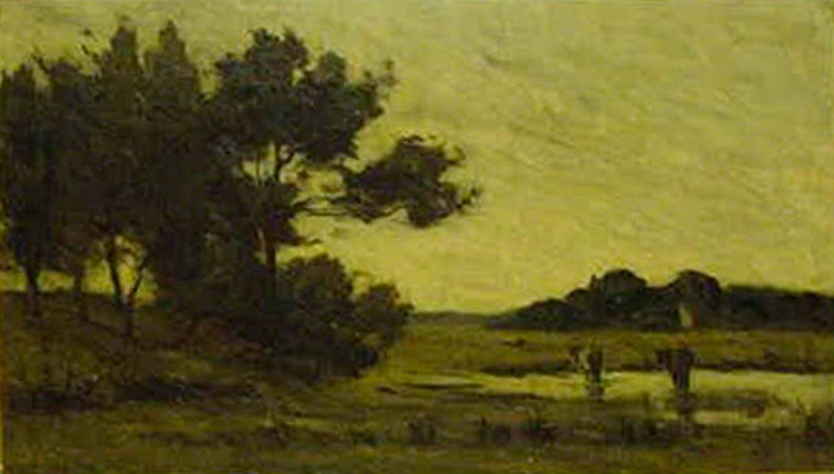 Landscape With Cattle Near Wool, Dorset — Arthur Douglas Peppercorn