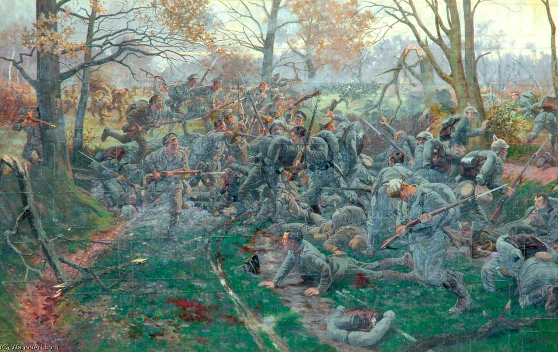 Defeat Of The Prussian Guard, Ypres, 11 November 1914 — William Barns Wollen