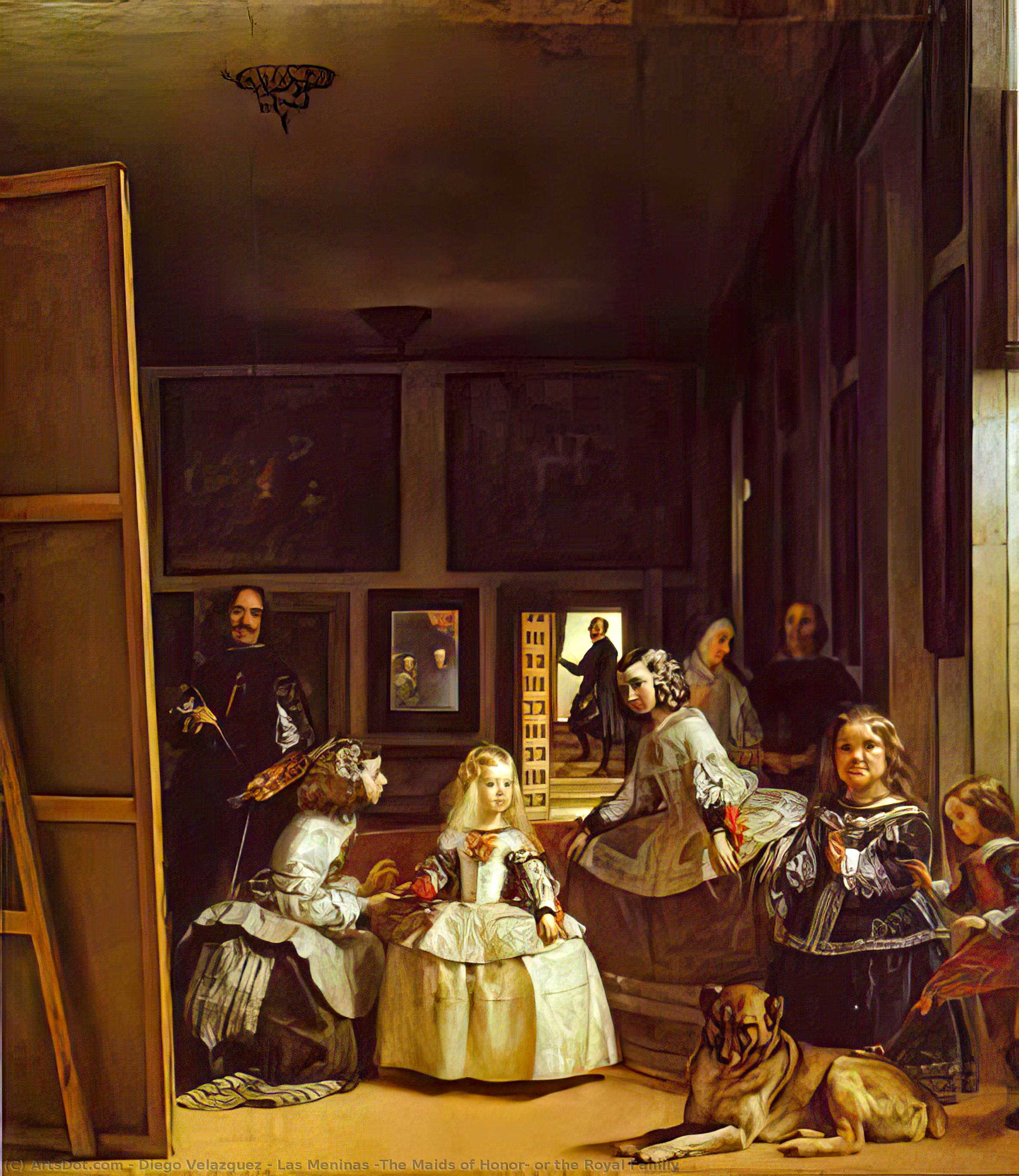 Diego Rodríguez De Silva Y Velázquez Caravaggio's Shadowing Mature Period Immerse Yourself In The Captivating World Of Diego Velázquez’s Masterpiece, "las Meninas" (1656). This Iconic Painting Is A Cornerstone Of Spanish Baroque Art And A Testament To — Diego Velázquez