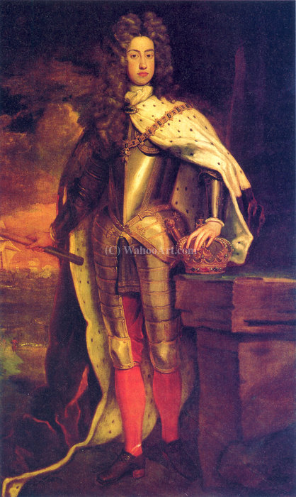 Portrait Of The Young Holy Roman Emperor Charles Vi — Bt Sir Godfrey Kneller