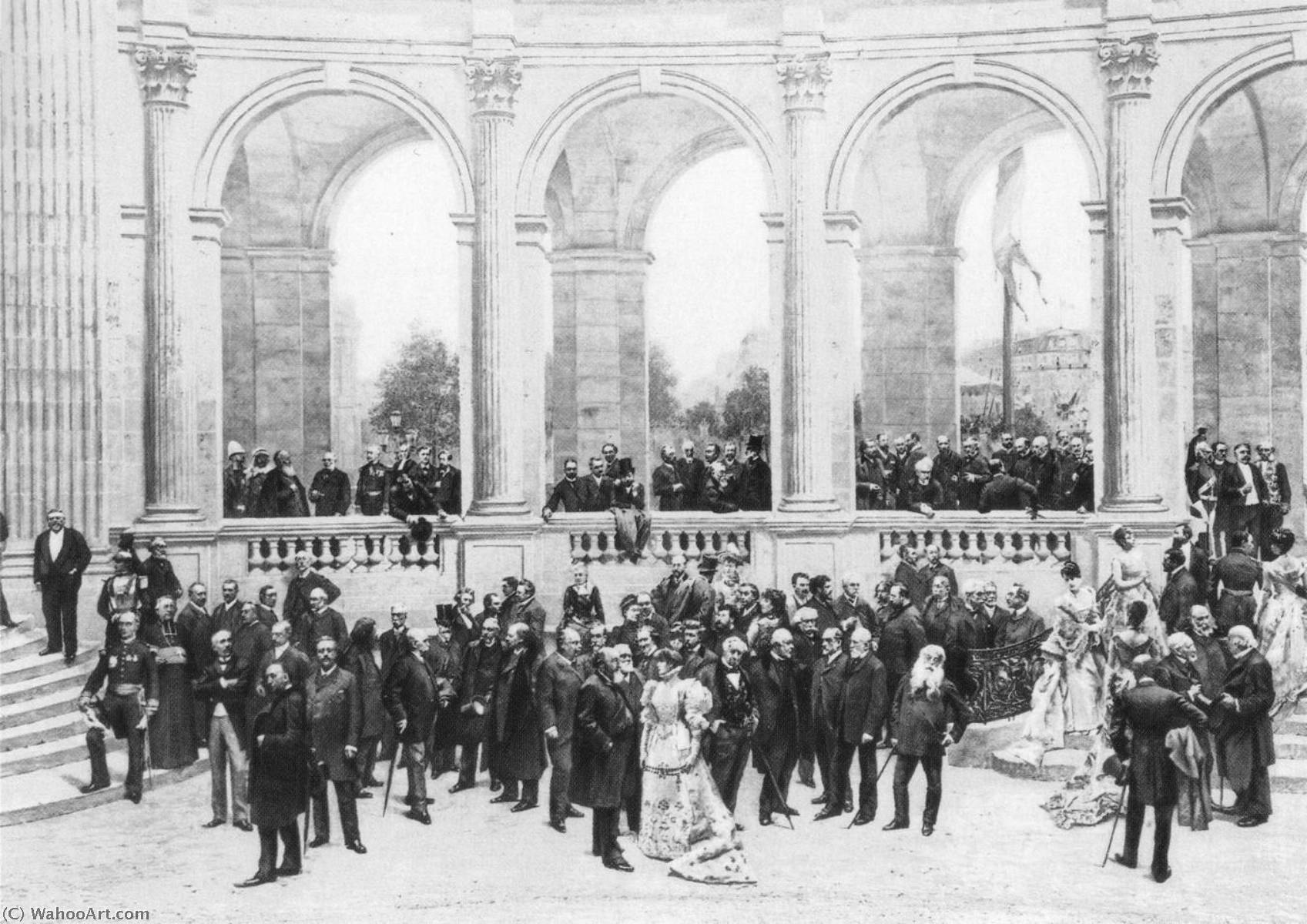 The History Of The Century (detail) — Alfred Émile Léopold Stevens
