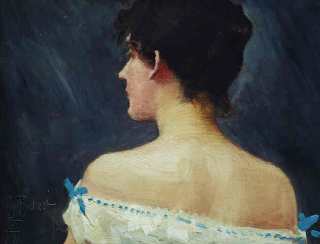 Portrait Of Lady — Paul Gustave Fischer