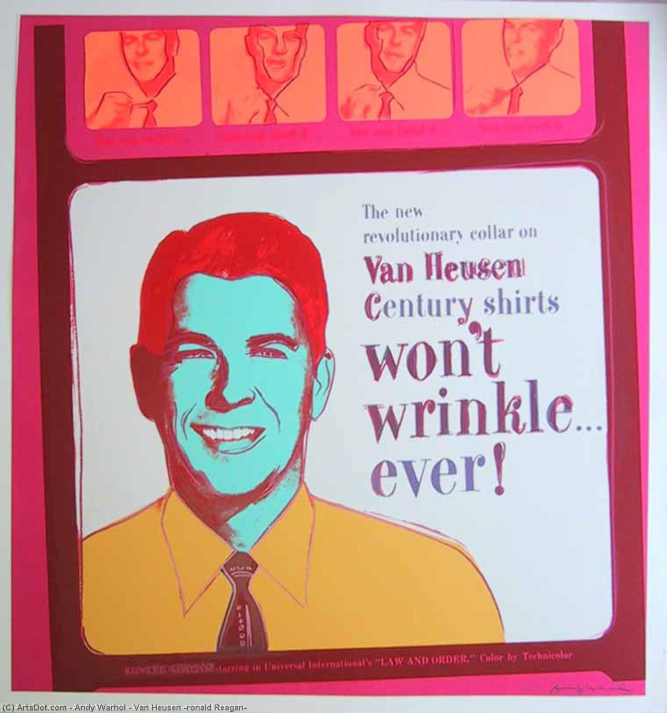 Van Heusen (ronald Reagan) — アンディ・ウォーホル