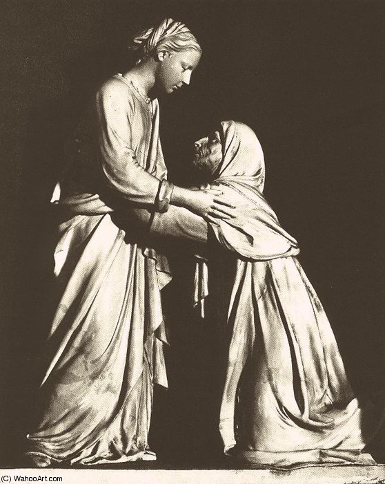 Meeting Of Mary And Elisabeth — Luca Della Robbia