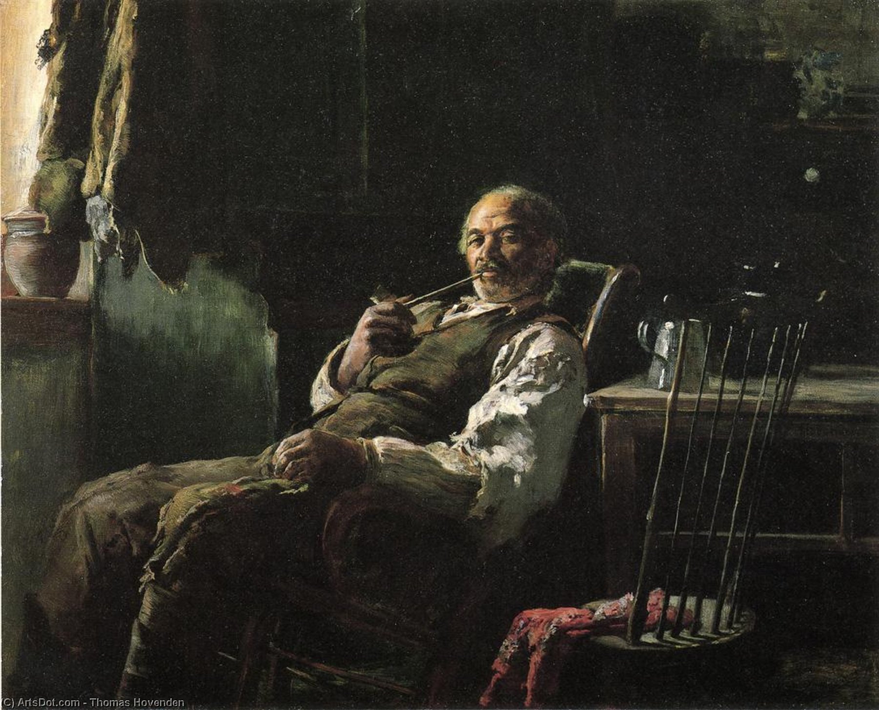 Taking His Ease — Томас Ховенден