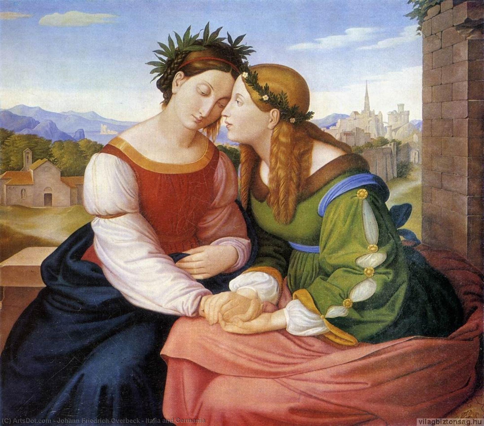 Italia And Germania — Johann Friedrich Overbeck