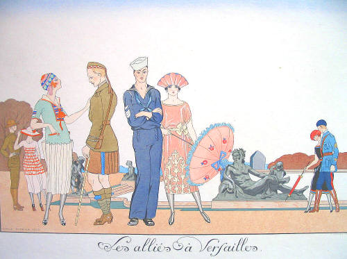Les Allies A Versailles — Georges Barbier