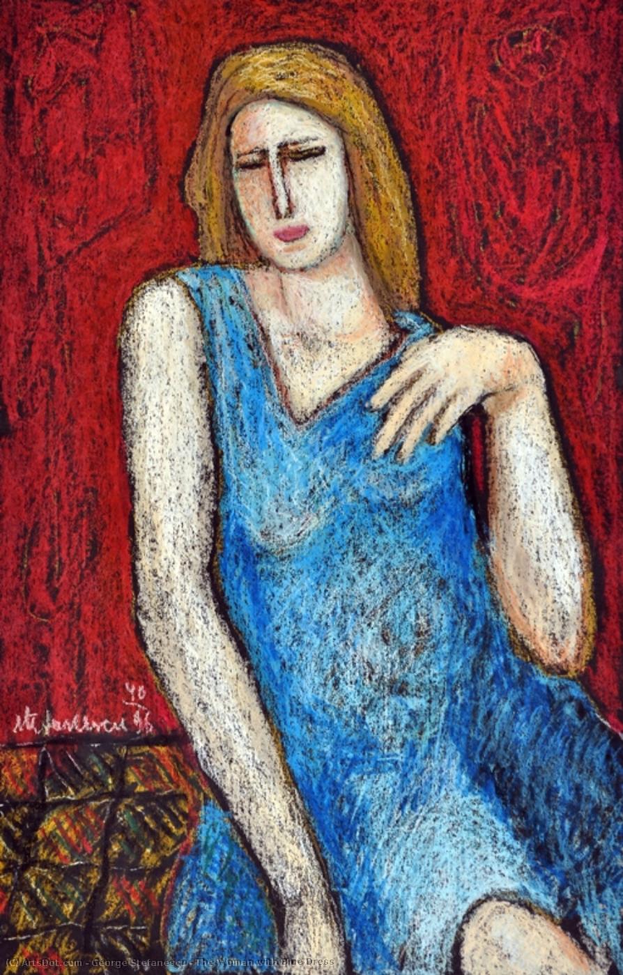 The Woman With Blue Dress — George Ștefănescu-râmnic