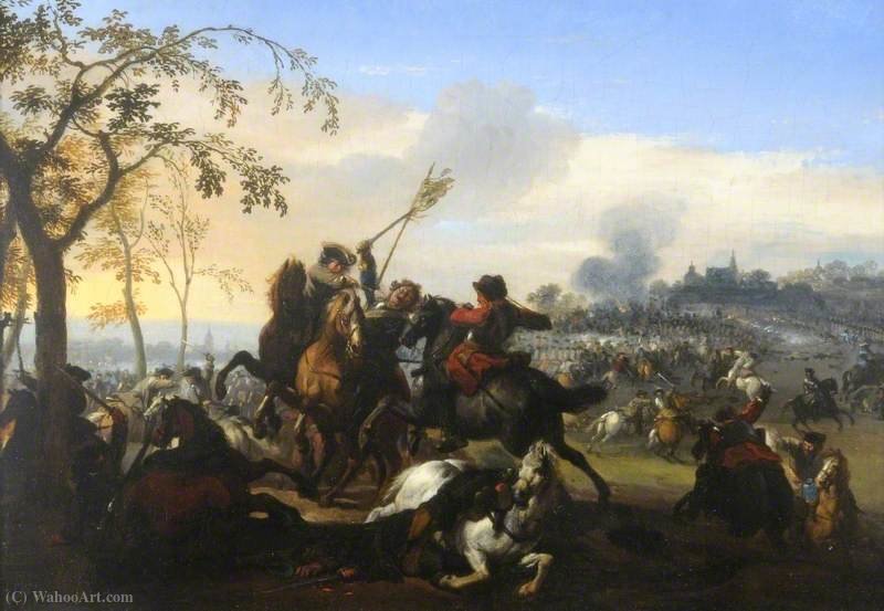 A Country Skirmish — Jan Von Huchtenburgh