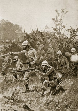 Advance Of The British Force In The Ashanti — Richard Caton Woodville