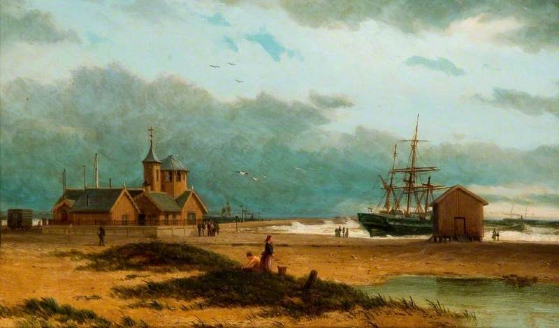 The Wreck Off The South Pier — Duncan Fraser Mclea