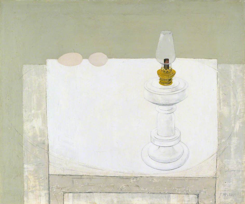 Still Life With A Lamp And Eggs — Talbert Mclean