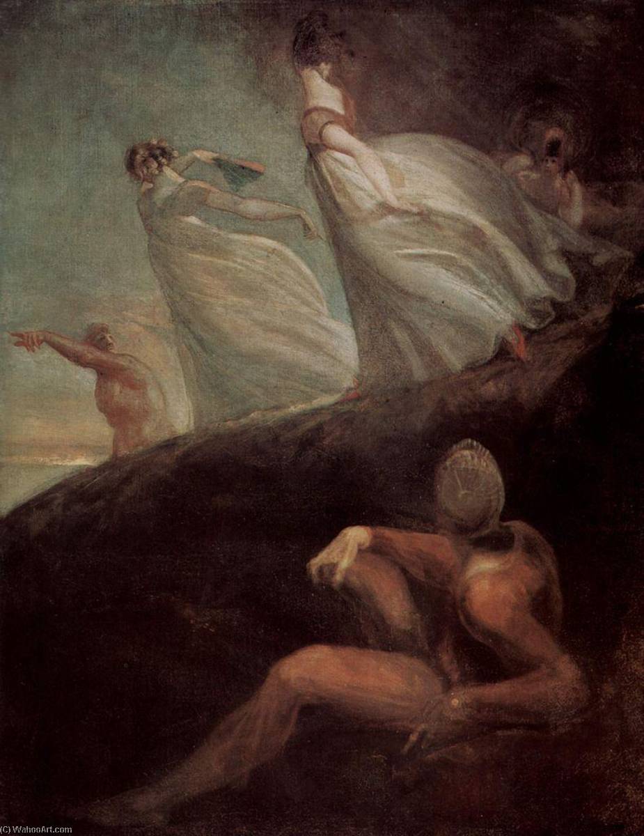 The Ladies Of Hastings — Johann Heinrich Füssli