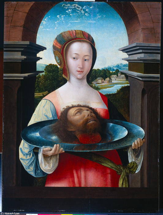 Salome With The Head Of John The Baptist — Jacob Cornelisz Van Oostsanen