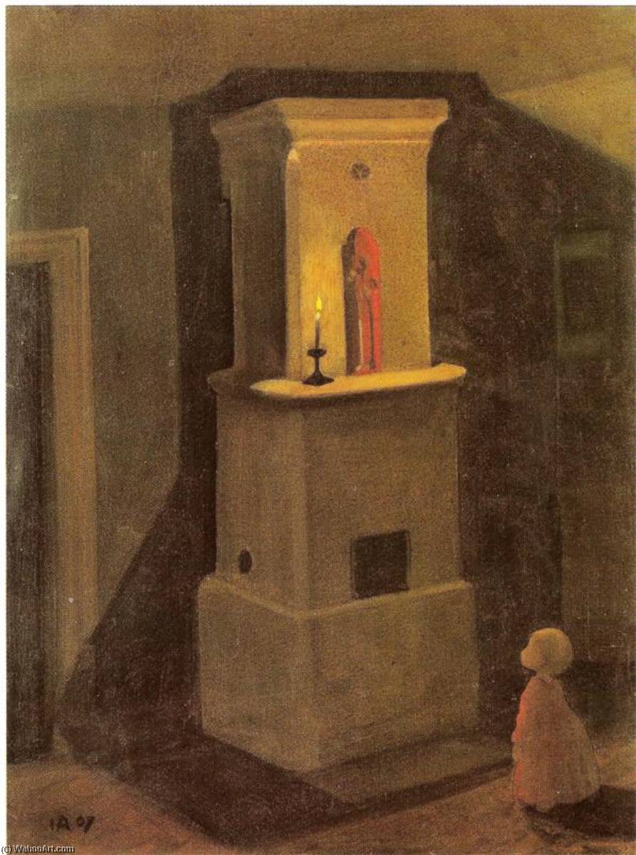 The Girl And The Candle — Ivar Arosenius