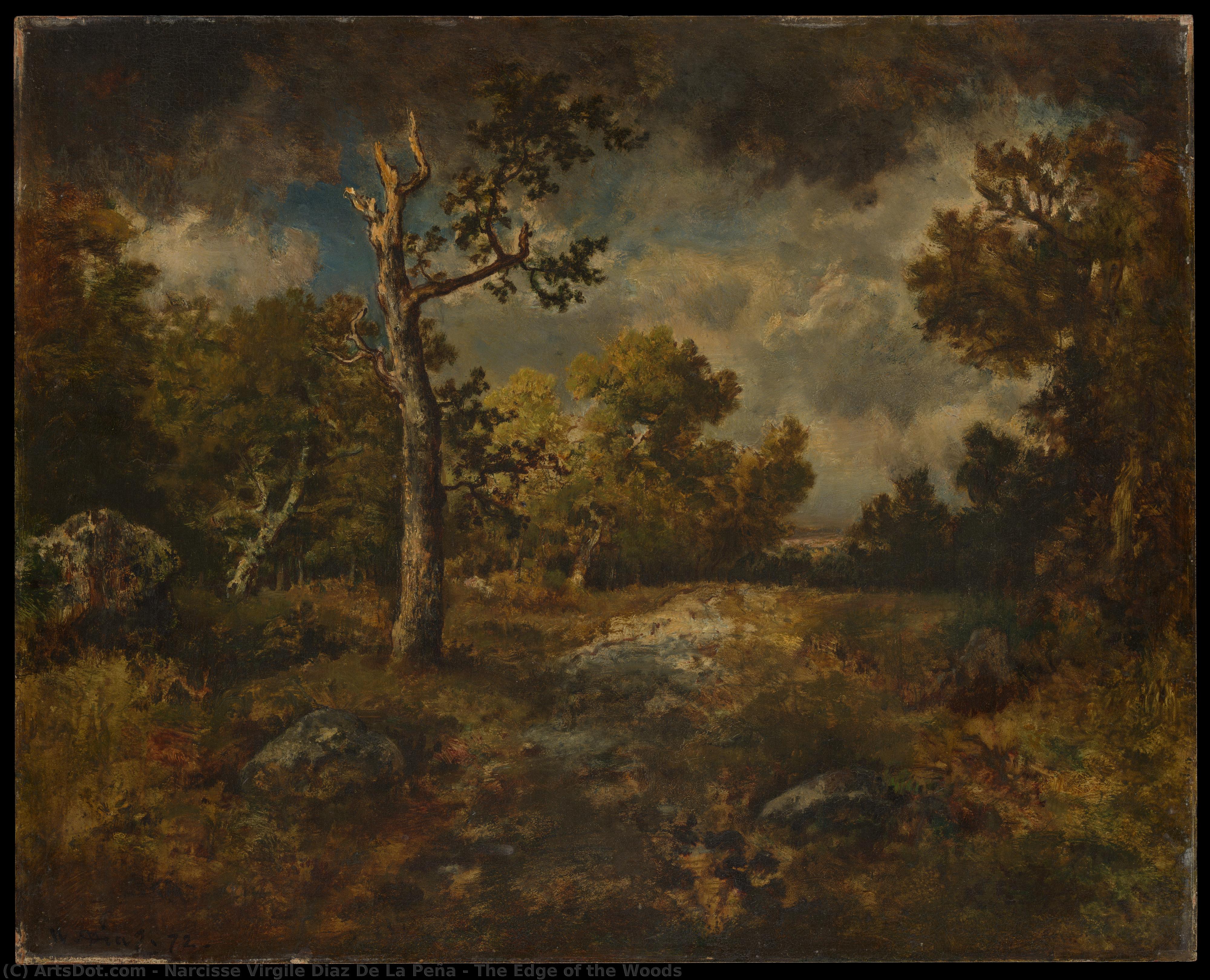 The Edge Of The Woods — Narcisse Virgile Diaz De La Peña