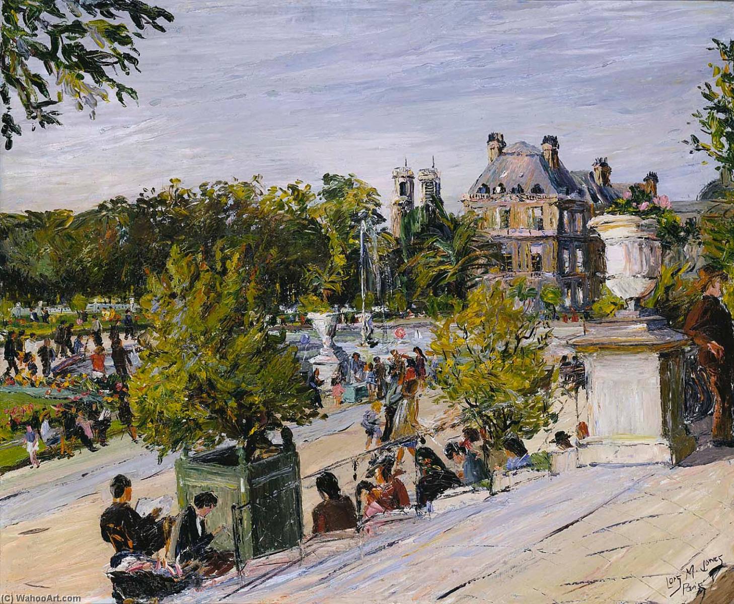 Jardin Du Luxembourg — Lois Mailou Jones