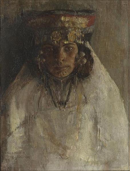 Tete De Femme Ouled Naïl — Pascal-adolphe-jean Dagnan-bouveret