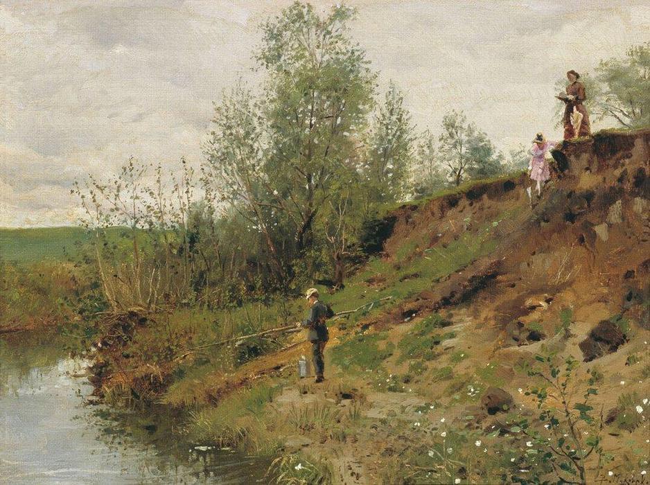 Fishing — Vladimir Yegorovich Makovsky