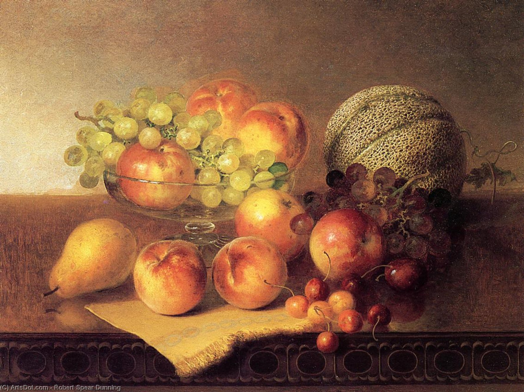 Tabletop Still Life With Fruit — Robert Spear Dunning