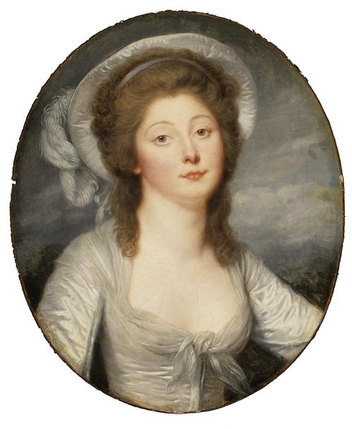 Portrait Of A Young Woman, Called Mademoiselle Montredon — Jean-baptiste Greuze