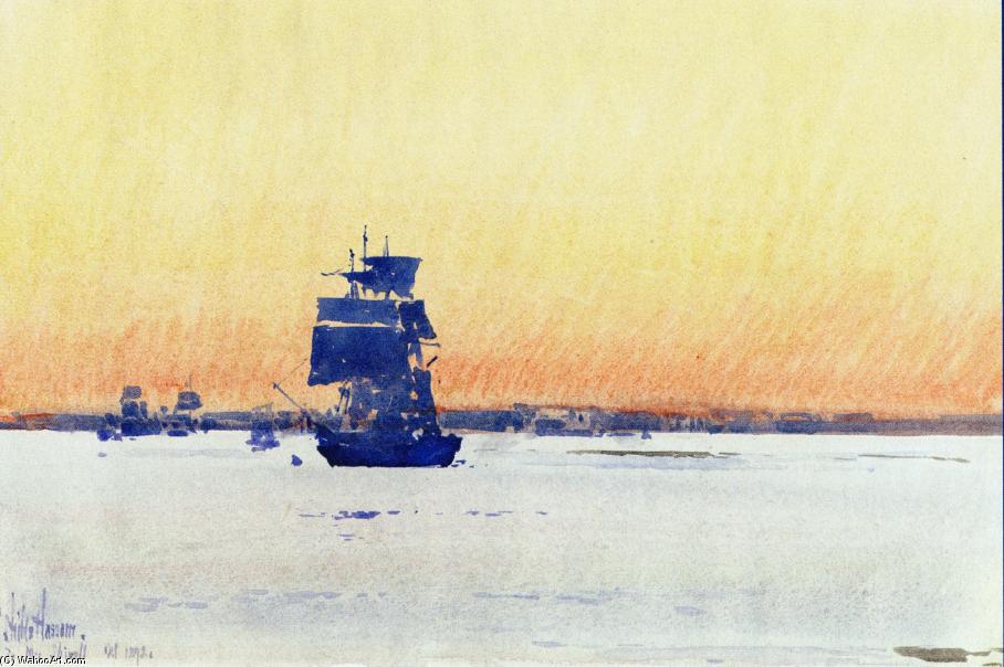 Sailing Ship Locked In Ice — Фредерик Хассам