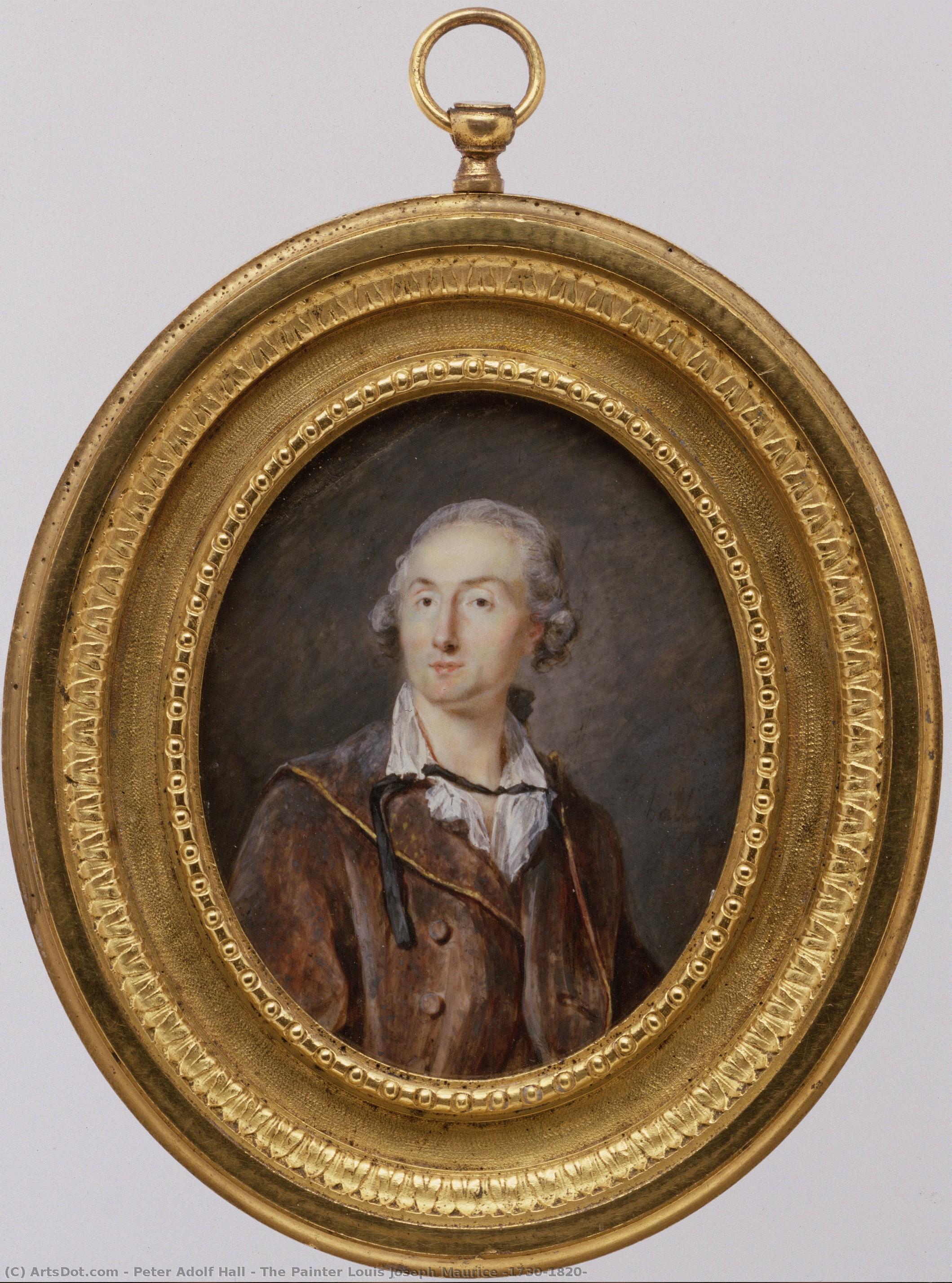 The Painter Louis Joseph Maurice (1730–1820) — Peter Adolf Hall
