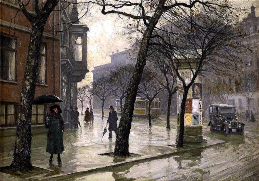 Rainy Day — Paul Gustave Fischer