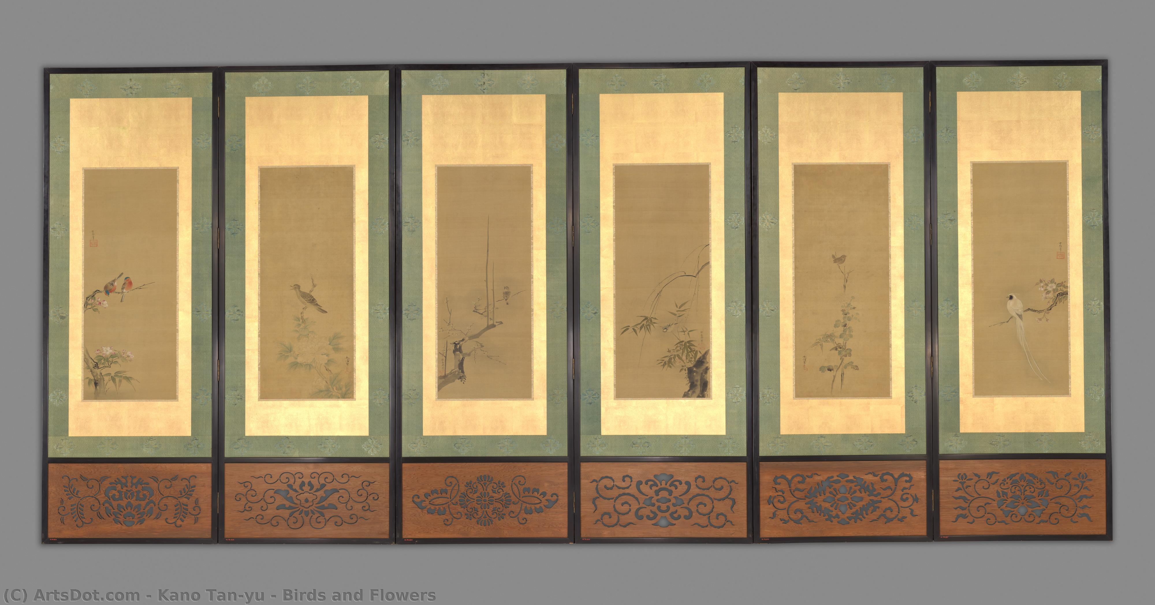Birds And Flowers — Kanō Tan'yū