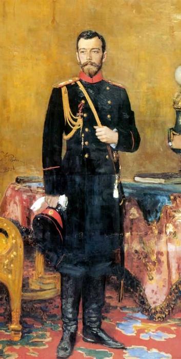 Portrait Of Nicholas Ii, The Last Russian Emperor 1 — Ilya Yefimovich Repin