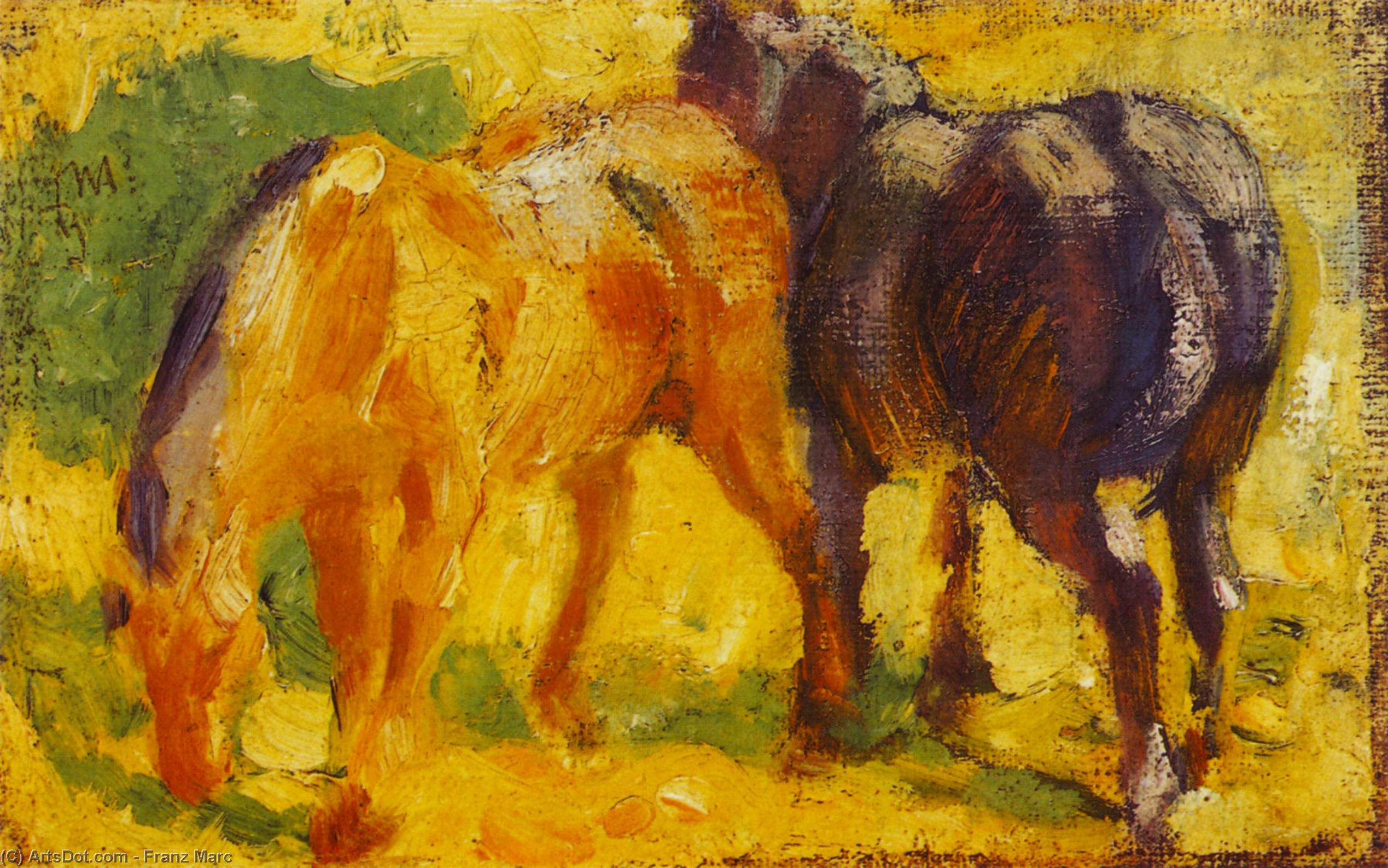Small Horse Picture — Franz Marc