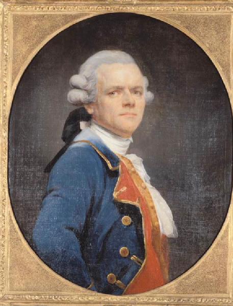 Autoportrait En Officier De Marine — Joseph Ducreux