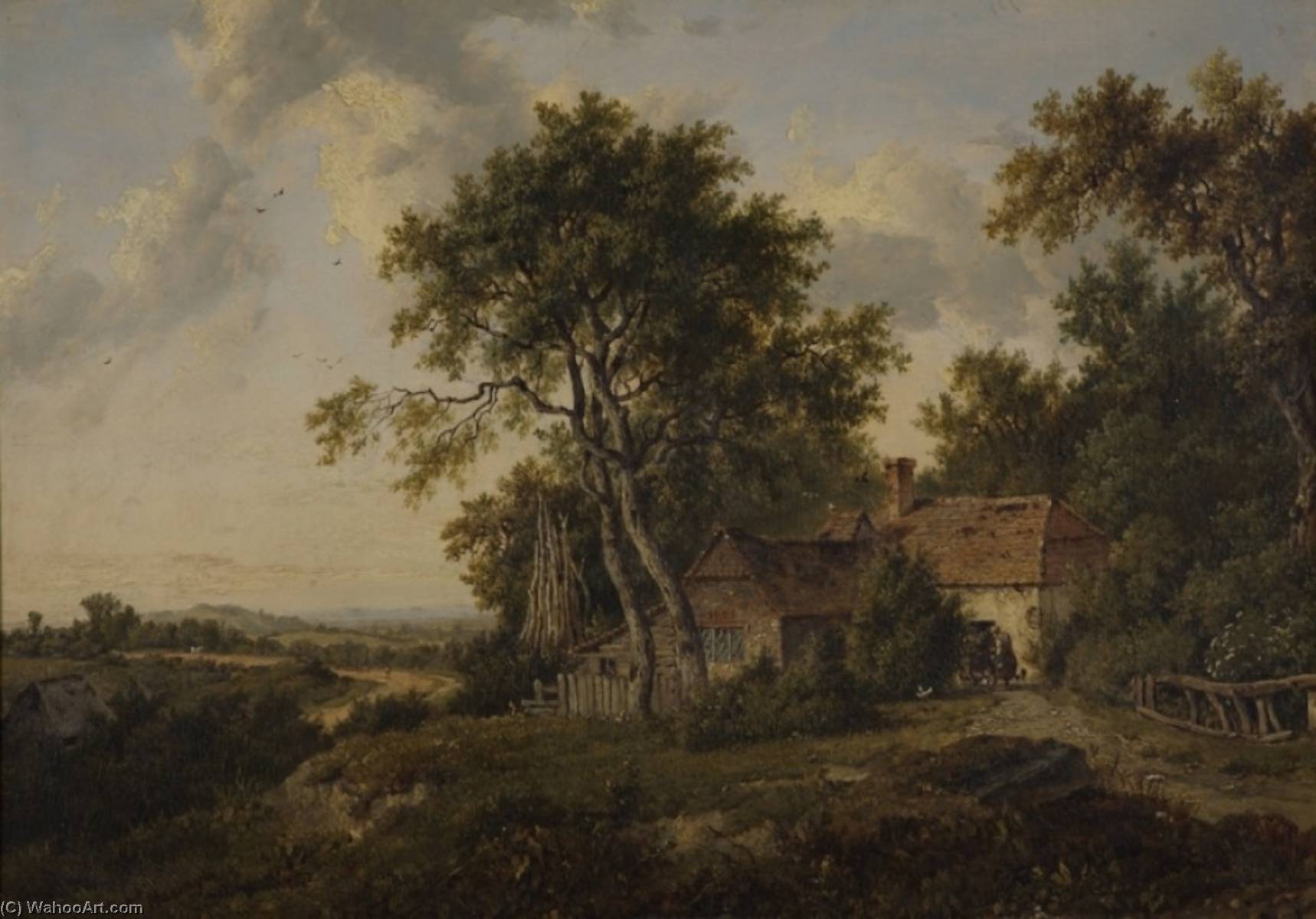 A Cottage Among Trees — Patrick Nasmyth