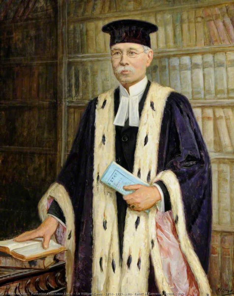 Sir William Carey (1853–1915), Kt, Bailiff Of Guernsey (1908–1915) — Katharine Constance Lloyd