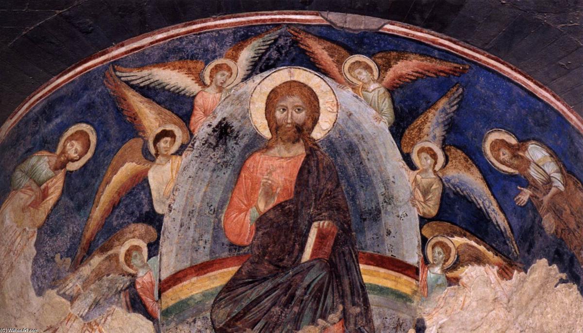 Christ In Glory Among Angels — Manfredino Da Pistoia