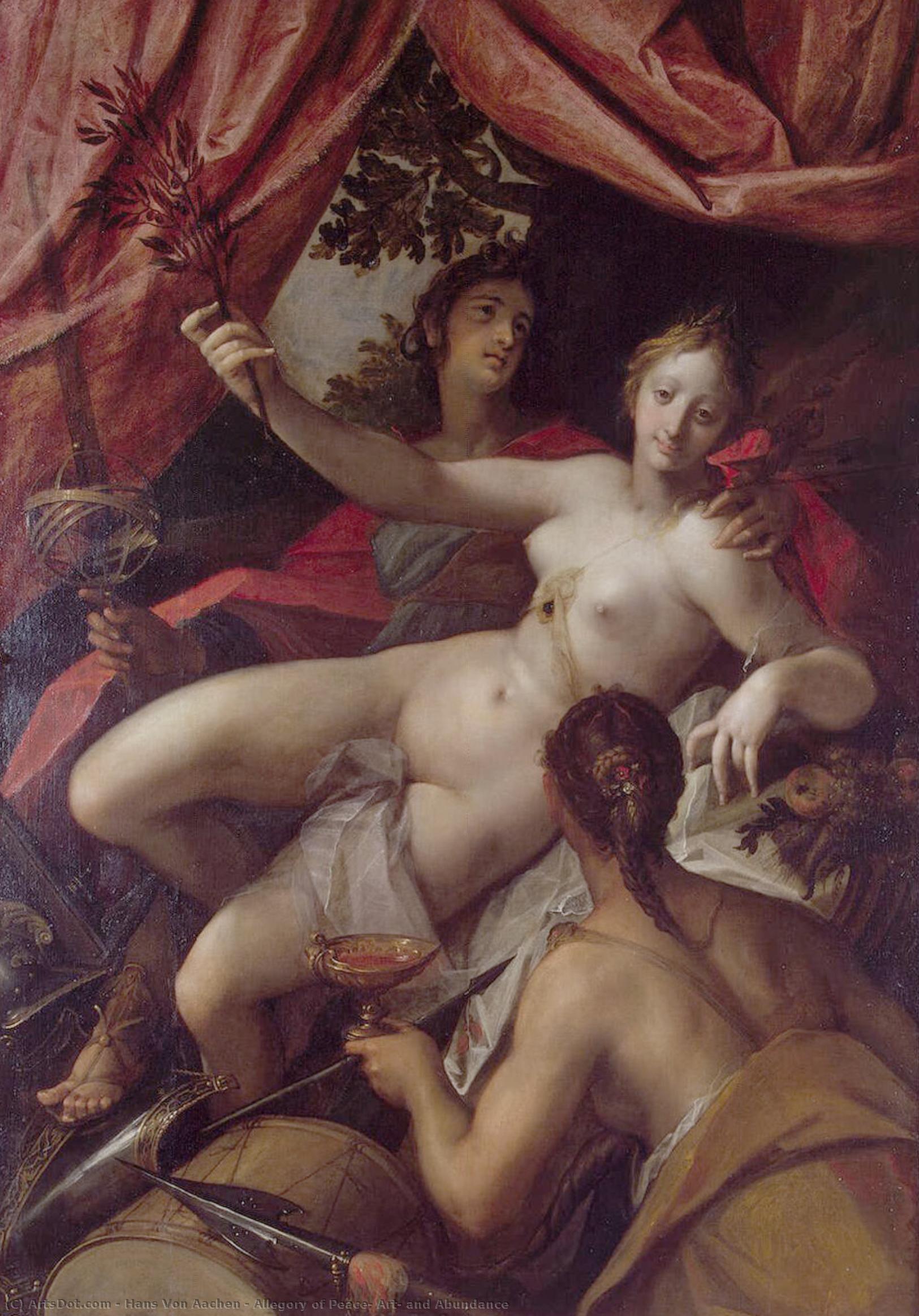 Allegory Of Peace, Art, And Abundance — Hans Von Aachen