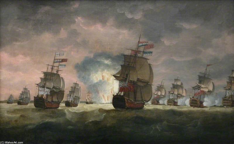 Admiral Rodney's Victory Off Cape St Vincent — Thomas Luny