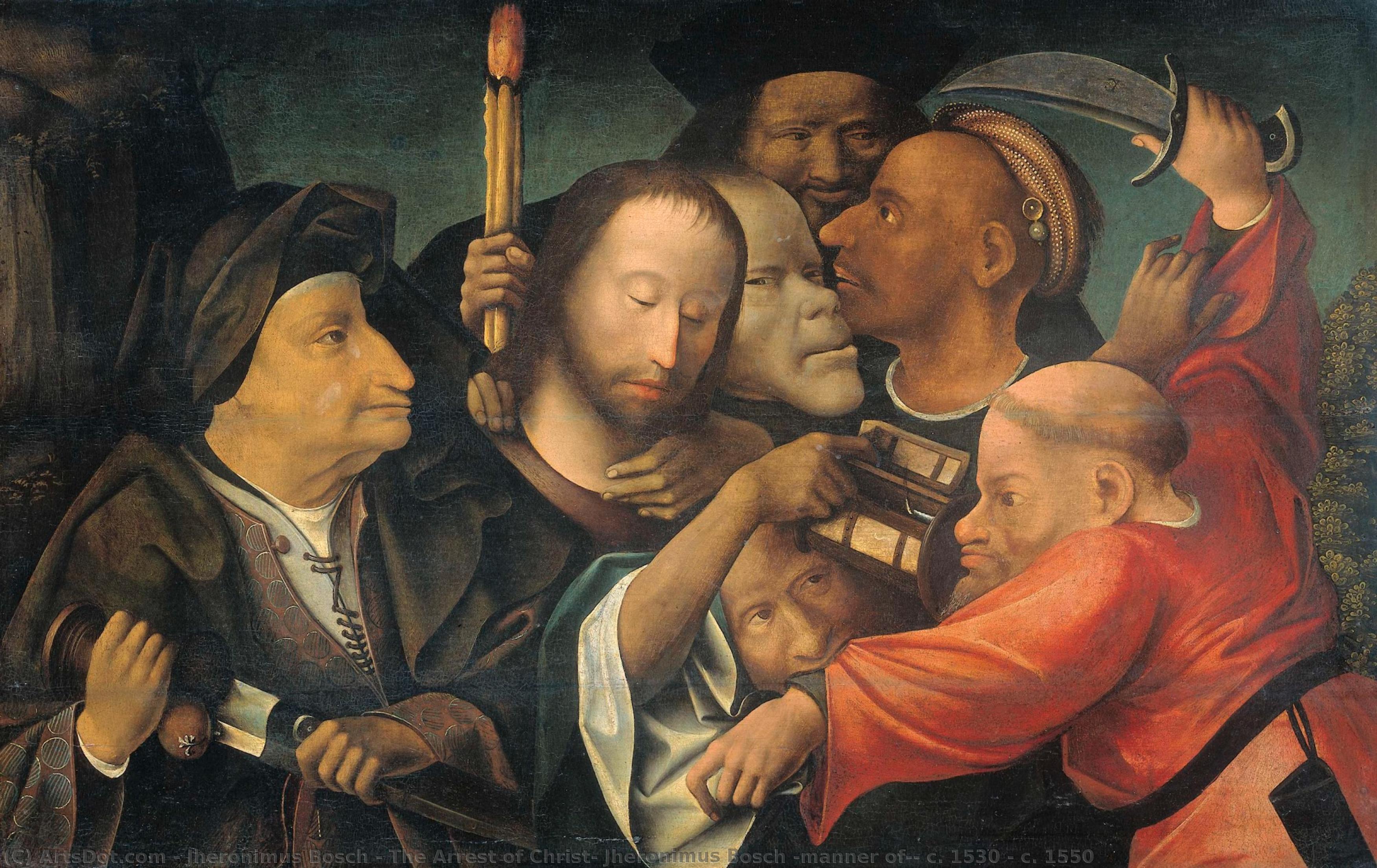 The Arrest Of Christ, Jheronimus Bosch (manner Of), C. 1530 - C. 1550 — Hieronymus Bosch