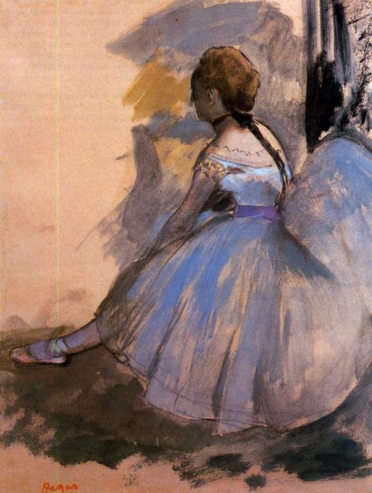 Dancer Seated (study) — Хилари Жермен Едгар Дегас